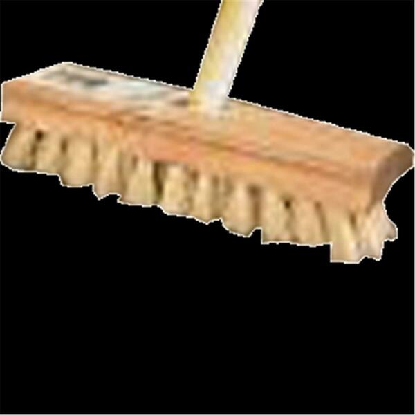 Dqb Industries 7.75 In. Linoleum Scrub Brush With 48 In. Handle 25881119320